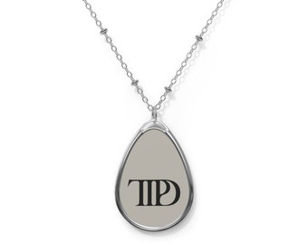 Tortured Poets Oval Necklace