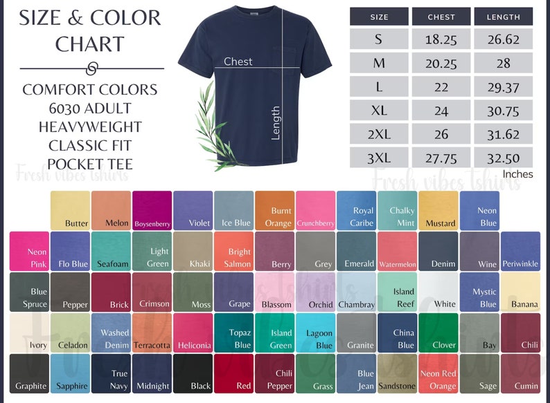 Comfort Colors Shirts
