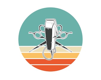 Hair Stylist Tools SVG, PNG, EPS, Kapper Clipart (digitale downloads)