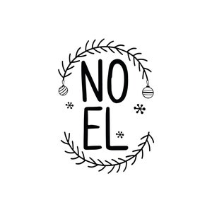 Noel SVG, Noel Wort SVG, Noel Stilvolles Wort Text svg, Text svg, stilisierter Text svg, Wort svg, Ein Wort svg, Cricut Cut File