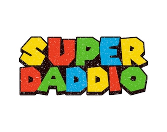 Super Daddio SVG, Father's Day Design (Digital Download)