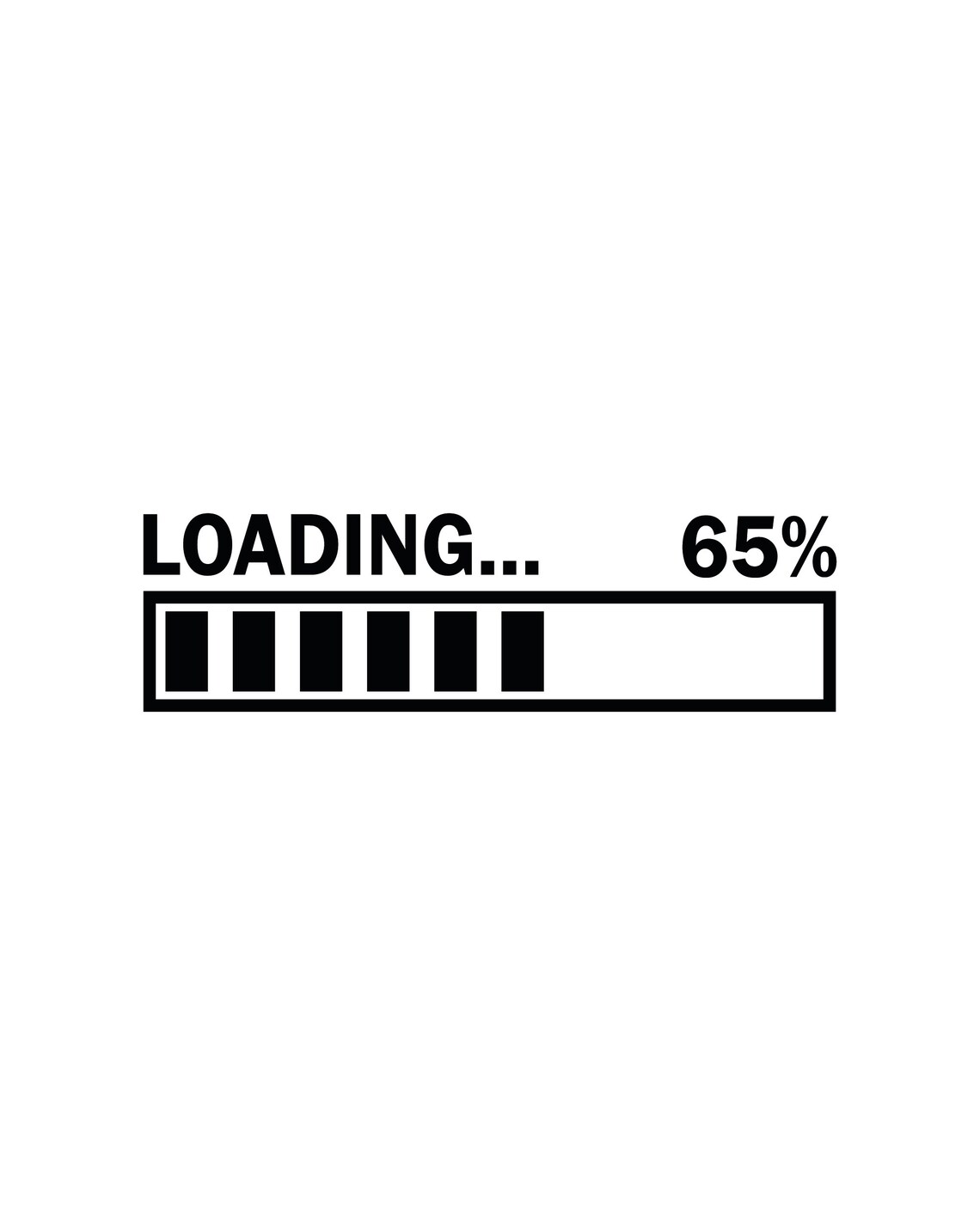 Loading Progress Bar SVG | Please Wait Cut Files (digital Download) - Etsy