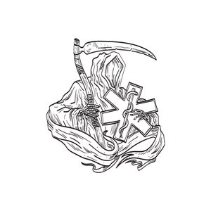 Grim Reaper Svg Png , Skeleton Svg , Death Svg , Horror T-Shirt , Halloween Svg , Digital Download , Instant Download