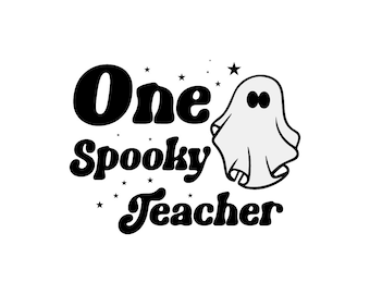 Ein gruseliger Lehrer, lustiger Halloween-Lehrer svg, Lehrer-Halloween-Shirt svg, Halloween SVG für Lehrer, Halloween-Geschenk für Lehrer
