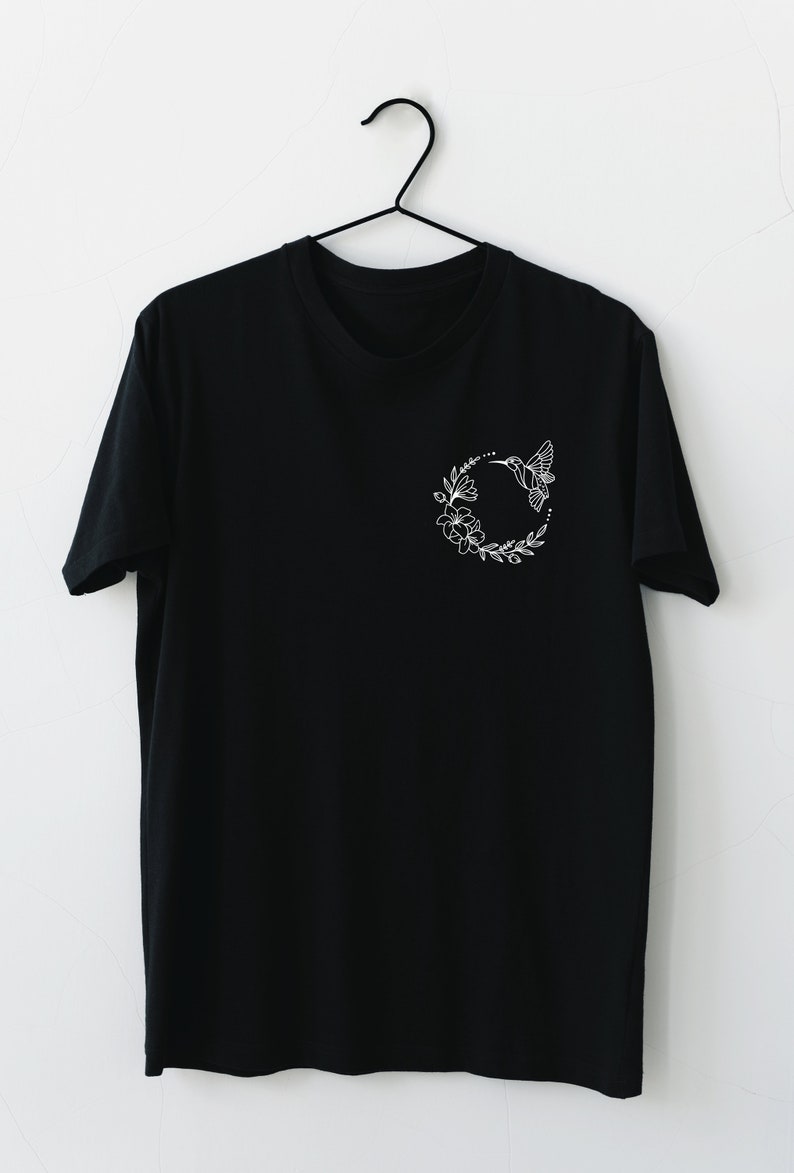 Top T-shirt Blanc Stretch UN JOUR AILLEURS T.2 40/42 - Colibri, Fleurs Et Strass - Occasion Très Bon état