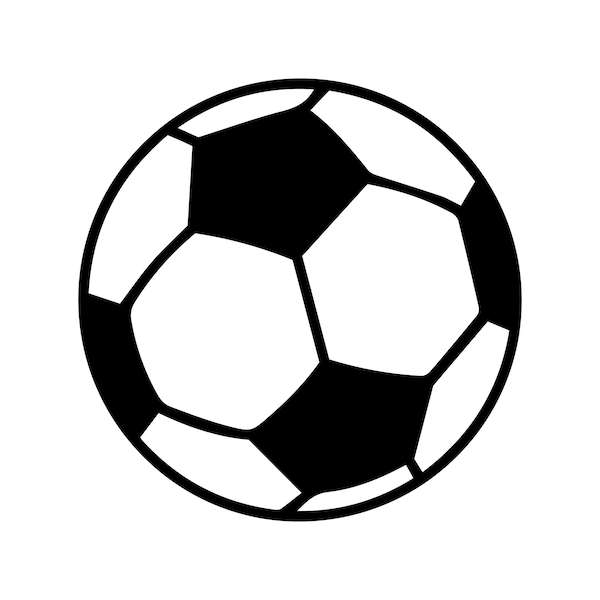 Soccer Ball Instant Download SVG, PNG, EPS, dxf, jpg digital download