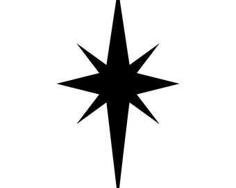 Nativity Star SVG – Christmas Starburst Clip Art (Digital Download)