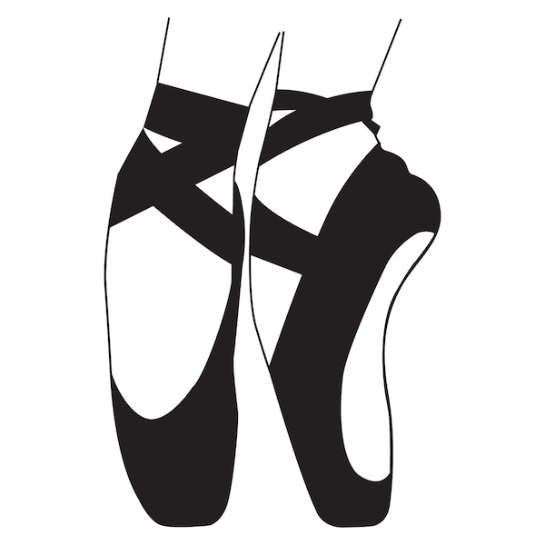 Ballet Shoes Instant Download SVG, PNG, EPS, dxf, jpg digital download