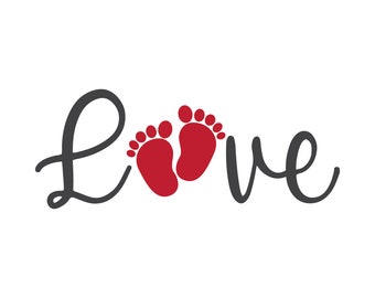 Baby love Instant Download SVG, PNG, EPS, dxf, jpg digital download
