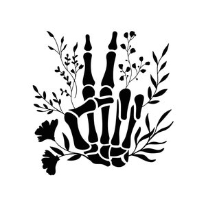Skeleton Peace Sign, Skeleton Peace Hand, Skeleton Hand Instant Download SVG, PNG, EPS, dxf, jpg digital download