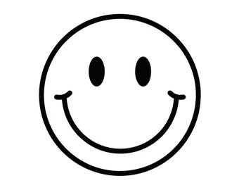 A happy smile　画像5.6及び7.8　白B　黒B　各1台 Smiley Face Svg, Happy Face Clipart, Digital Download Png