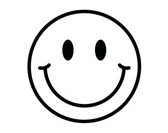 Smiley Face Digital Download SVG PNG JPG dxf ai pdf