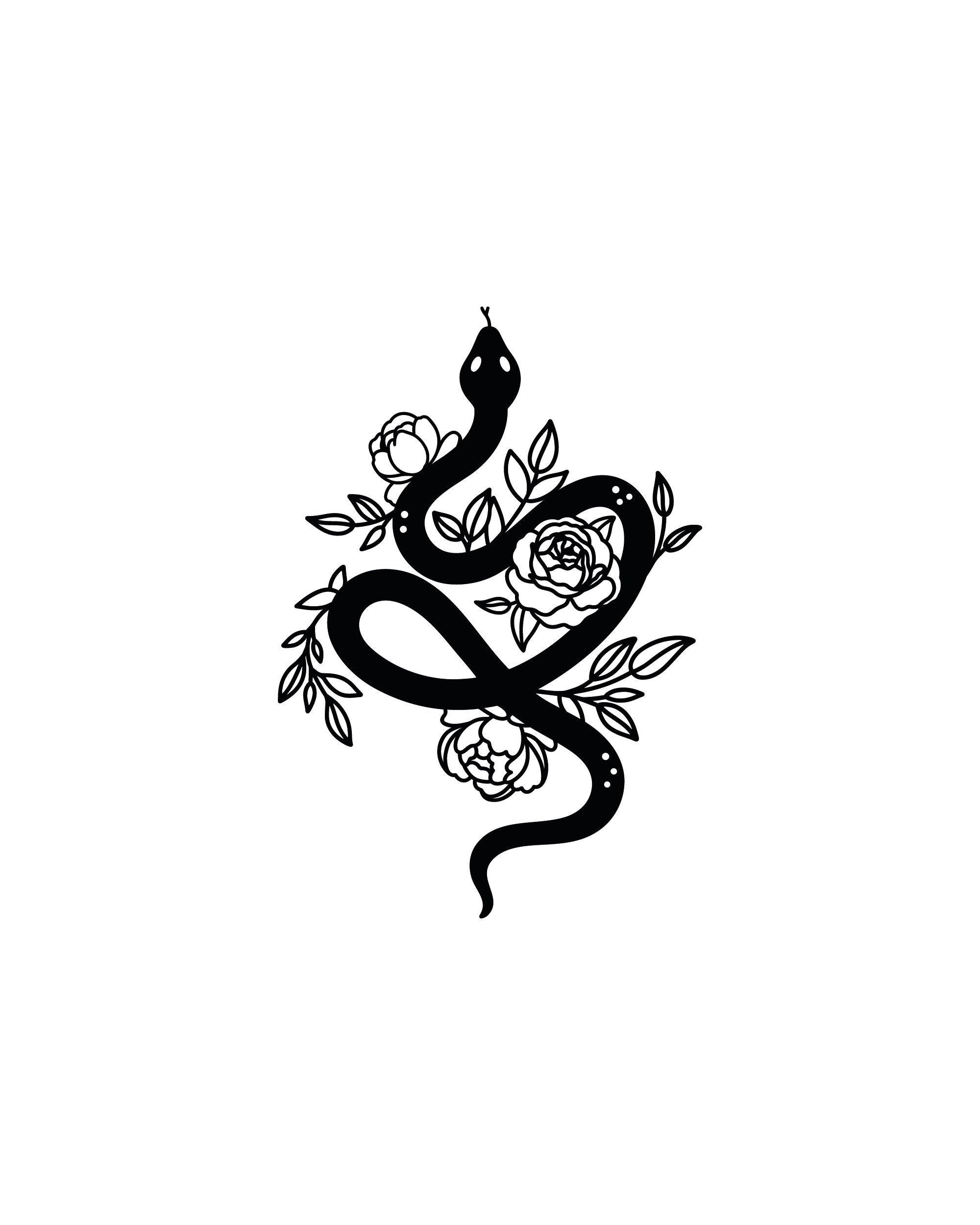 Celestial Snake Svg Magic Snake With Moon Phase Svg Mystical - Etsy