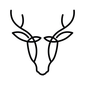 Deer Head, Buck - Instant Digital Download - svg, png, dxf, and eps files included!