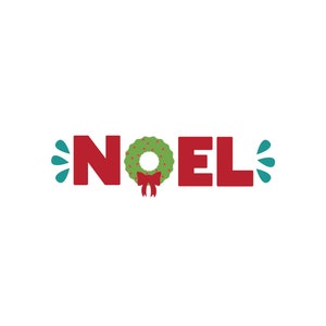 Noel SVG, Noel Wort SVG, Noel Stilvolles Wort Text svg, Text svg, stilisierter Text svg, Wort svg, Ein Wort svg, Cricut Cut File