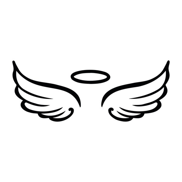 Angel Wings Instant Download SVG, PNG, EPS, dxf, jpg digital download