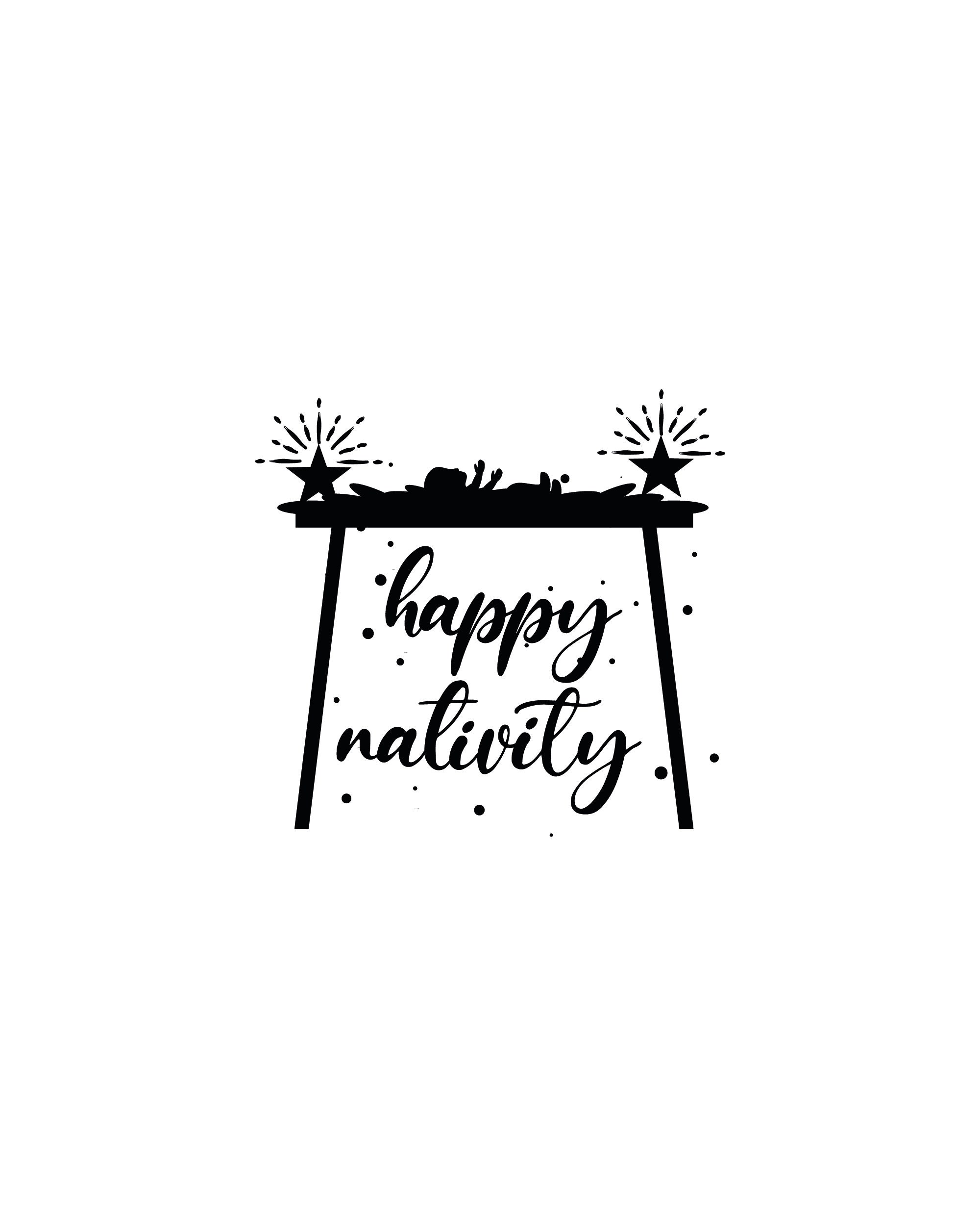 Nativity Instant Download SVG, PNG, EPS, dxf, jpg digital download