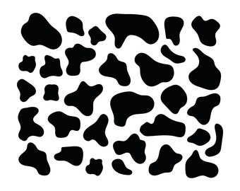 Cow print, Cow spots, Cow print pattern Instant Download SVG, PNG, EPS, dxf, jpg digital download