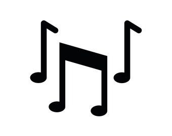 Notas musicales (descarga instantánea) SVG, PNG, EPS, descarga digital