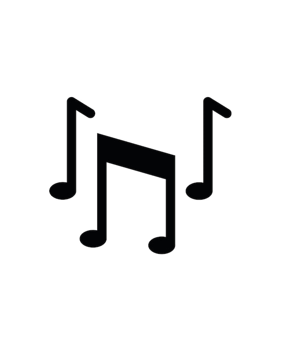 Musical Notes Instant Download SVG, PNG, EPS, Digital Download - Etsy