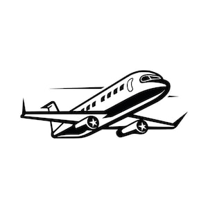 Airplane SVG Files | Airplane Cut Files | Airplane Vector Files | Travel Vector | Airplane Clip Art | CnC Files