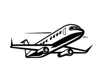 Airplane SVG Cut Files | Travel Vector Clip Art (Digital Download)