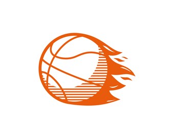 Flammande basket SVG-klippfiler | Vektorklipp (digital nedladdning)