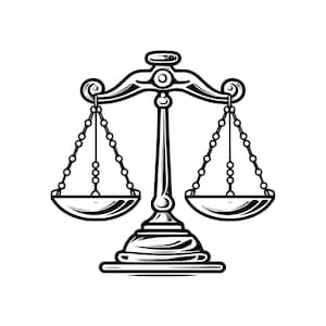 Justice Scales svg, Law Scales of Justice svg,Instant Download,SVG, PNG, EPS, dxf, pdf digital download Cricut silhouette