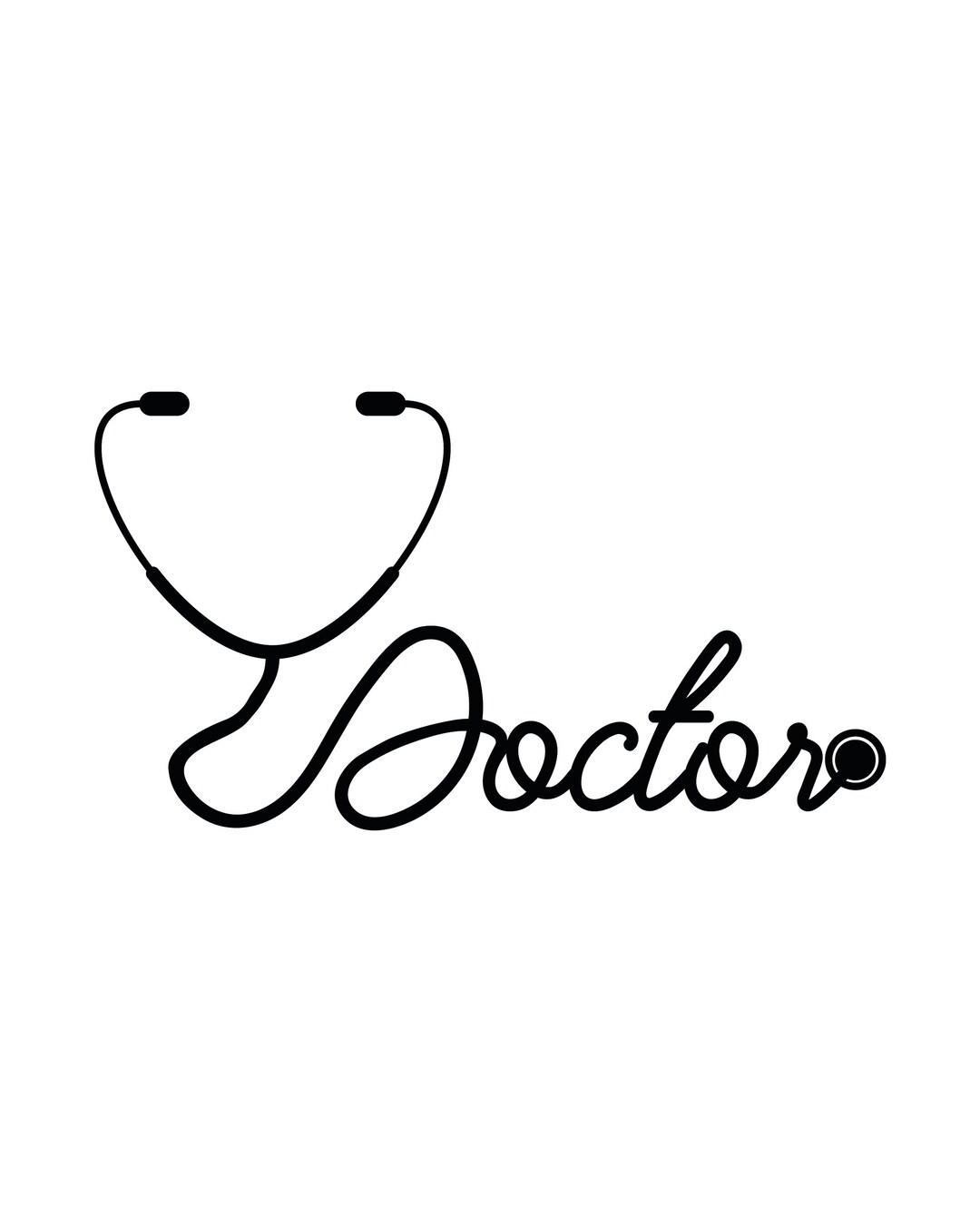 Doctor Life Floral Frame SVG, Doctor Life Svg, Doctor Svg Heart