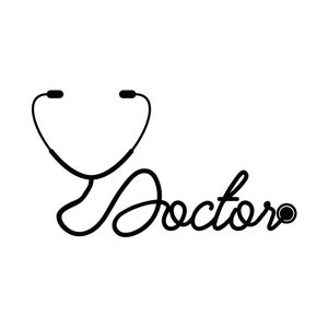 Docteur Life SVG, stéthoscope coeur SVG, conception florale de docteur, fichier de coupe Cricut, chemise de docteur SVG, cadeau pour le personnel médical