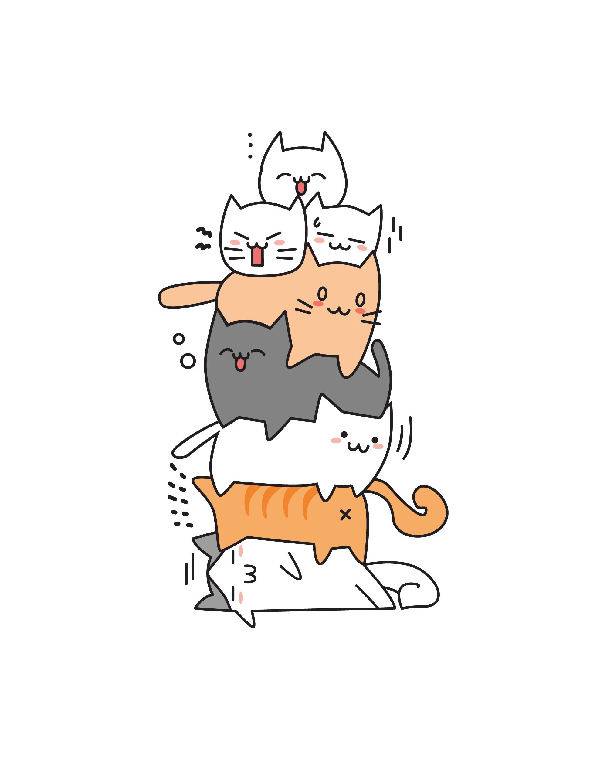 Lovely cats SVG, peeking cats, funny kitty, cats svg, pet svg, animal funny face, printable