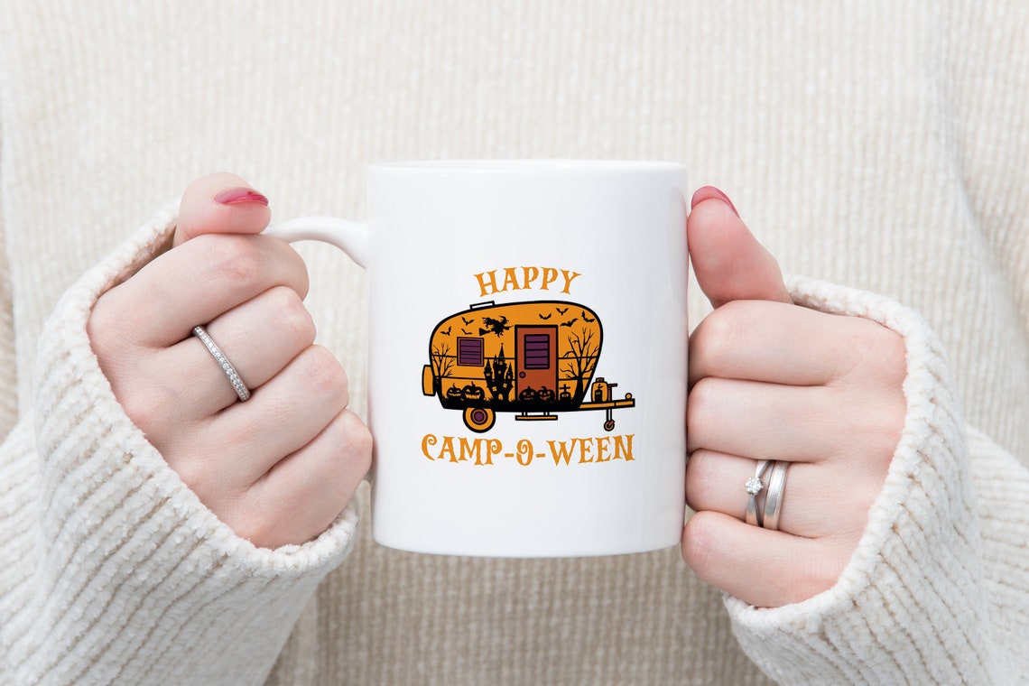 Personalized Halloween Camping Flag - Best Gift For Family/Couple/Friends - Happy Camp-O-Ween - GGO9YP main image 0