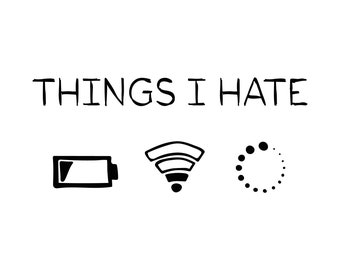 Things I Hate Programmer SVG, Coding Shirt Design (Digital Download)