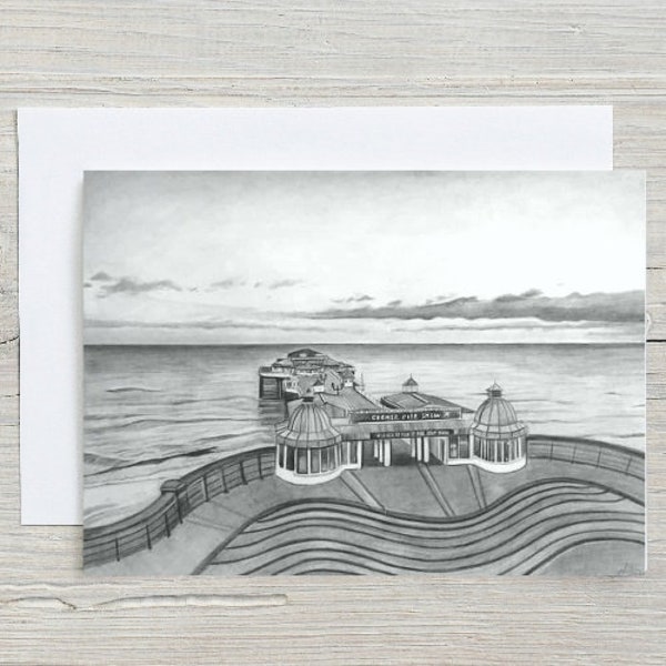 Cromer Pier Greeting Card | Greeting Card | Art Card | Cromer