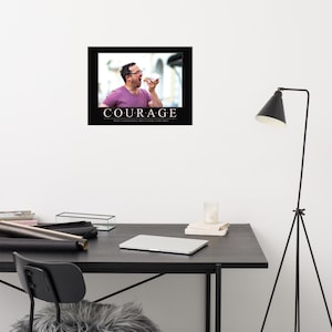 Courage - Motivationsposter - Rick und Morty