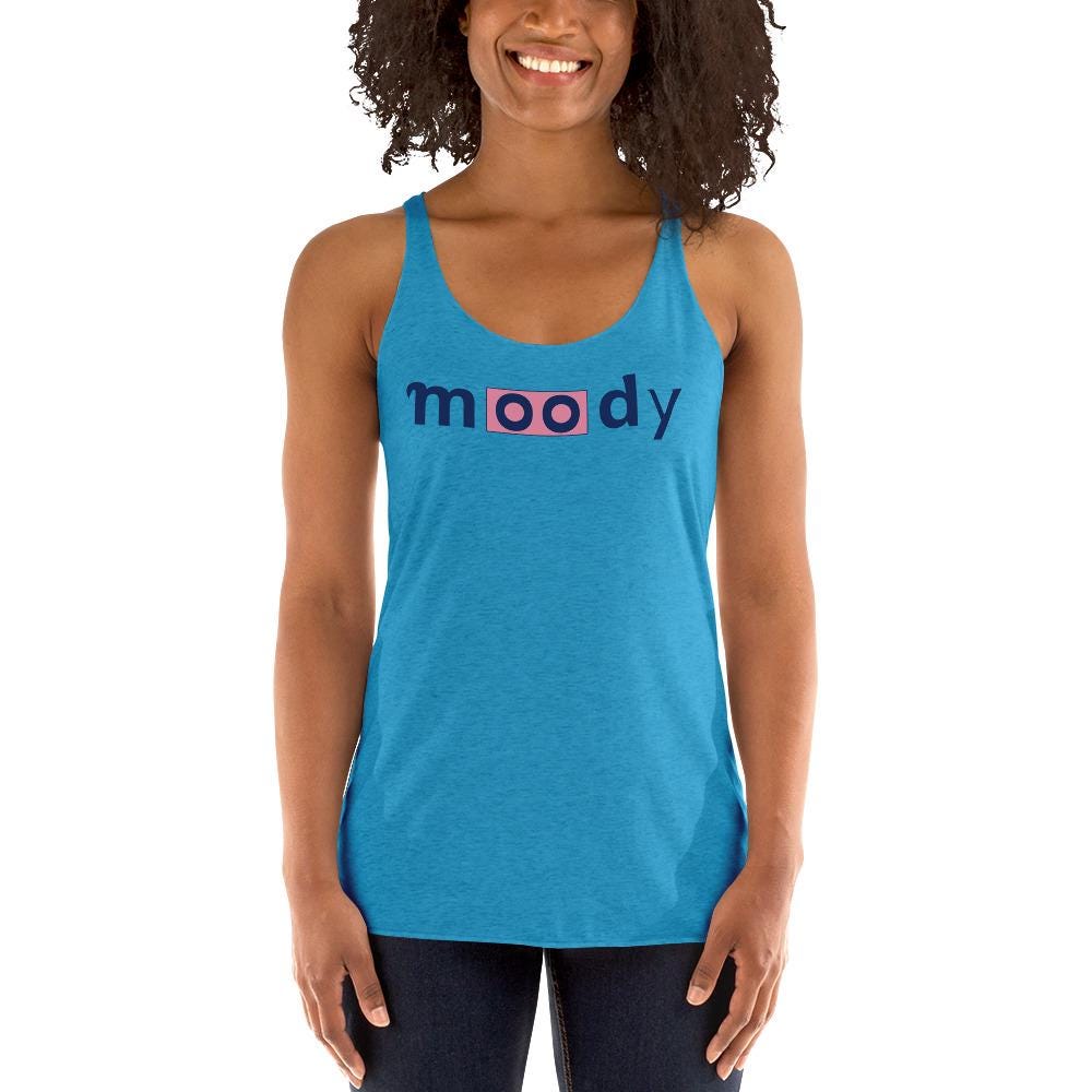 ワンピース mmeemeRibbon dot cami ensemble onepiece Nami's Moody Shirt - One Piece-inspired - Women's Racerback Tank