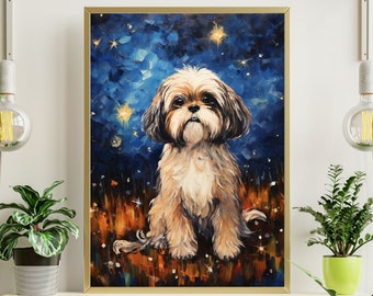 Starry Night Guinea Pig Jigsaw Puzzle 300/500/1000 Piece