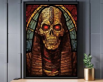 Stained Glass Mummy Jigsaw Puzzle 300/500/1000 Piece