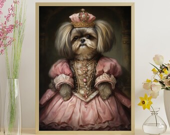 Shih Tzu Royal Princess Jigsaw Puzzle 300/500/1000 Piece