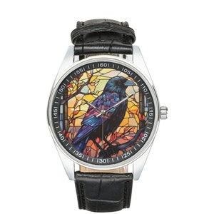 Modernist Monkey Watch With Black Leather Band Watches for Men and Women Perfect Gift for Monkey Lovers Etsy