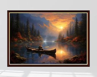 The Canoe Lake Jigsaw Puzzle 300/500/1000 Piece