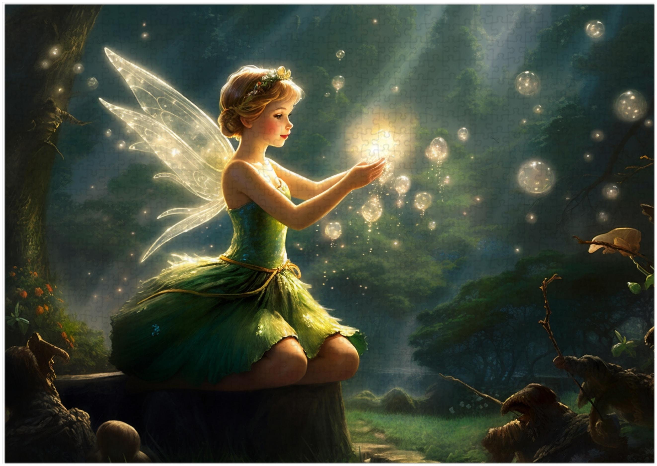 Tinker Bell's Radiance Jigsaw Puzzle 300/500/1000 Piece - Etsy