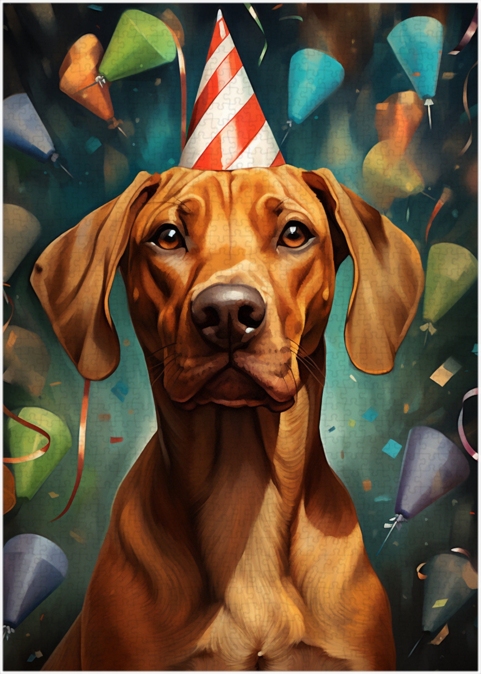 Rhodesian Ridgeback Birthday Rhodesian Ridgeback Birthday Puzzle: Pet Portrait Wooden Jigsaw - Etsy
