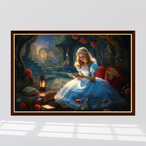 Alice in Wonderland-puzzel van 300/500/1000 stukjes