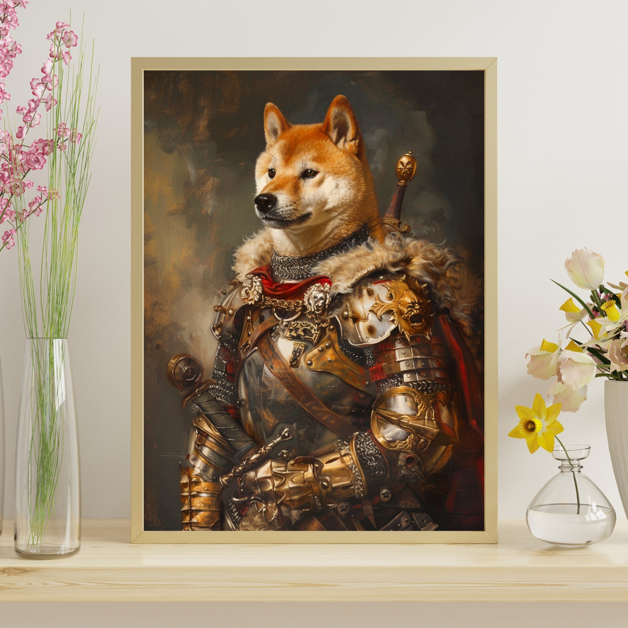 ♡さまお約束9点 Shiba Inu Knight Jigsaw Puzzle 300/500/1000 Piece - Pet