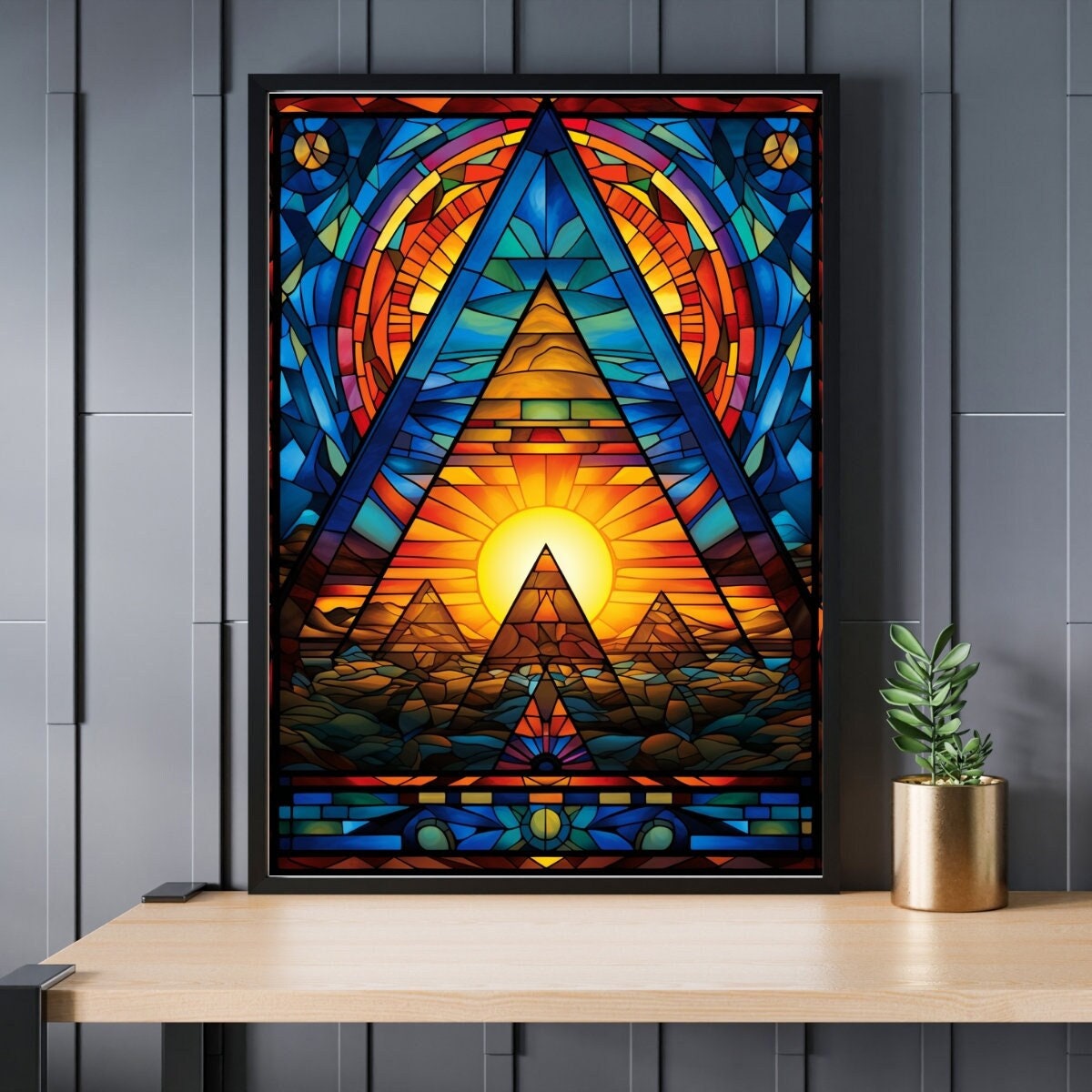 古代エジプト キルト柄花瓶 メトロポリタン美術館 ヴィンテージ ステンドグラス 古代エジプト キルト柄花瓶 メトロポリタン美術館 ヴィンテージ