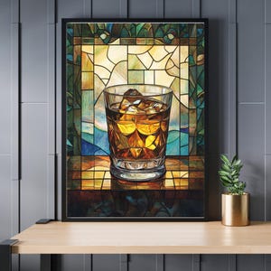 500 Piece Whiskey-Themed Jigsaw Puzzle For Adults - High Quality Wooden Puzzle With Poster - View #4