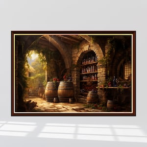Old Wine Cellar Jigsaw Puzzle 300/500/1000 Piece