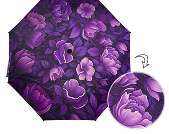 Violet Foldable Umbrella