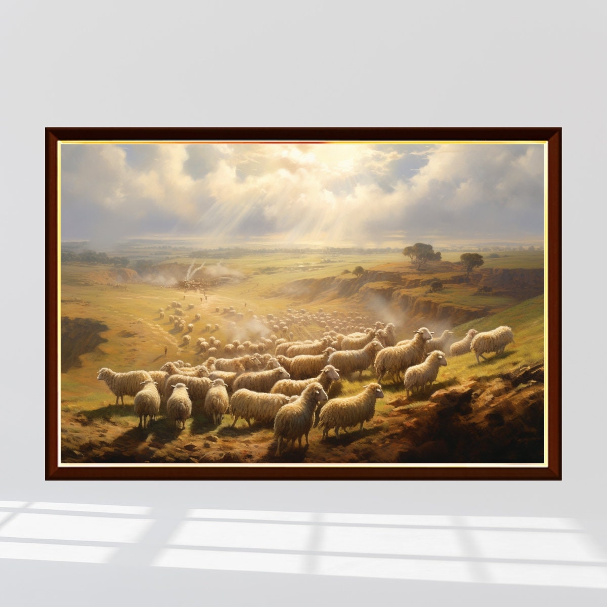 sheepページ A Herd of Sheep Jigsaw Puzzle 300/500/1000 Piece - Etsy